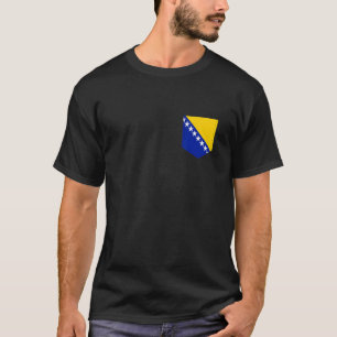 Camiseta Bandeira da Bósnia e Herzegovina com Bosni impress