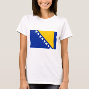 Camiseta Bandeira da Bósnia e Herzegovina Estampa Total