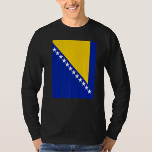 Camiseta Bandeira da Bósnia-Herzegovina Heritage Trav