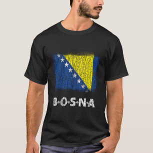 Camiseta Bandeira Da Bósnia-Herzegovina Utilizada Procurar 