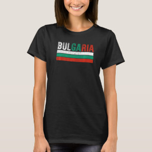 Camiseta Bandeira da Bulgária Homens Mulheres Crianças Búlg