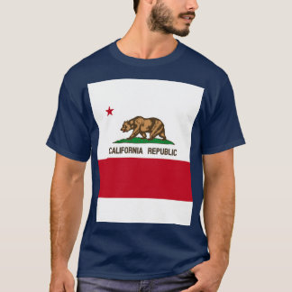 Camiseta Bandeira da Califórnia