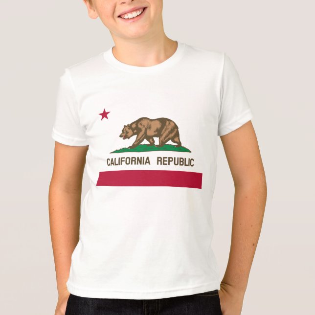 Camiseta Bandeira da Califórnia (Frente)