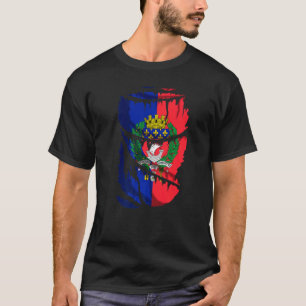 Camiseta Bandeira Da Capital De Paris Da França