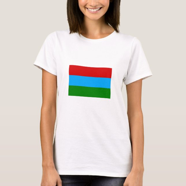 Camiseta Bandeira da Carélia (Frente)