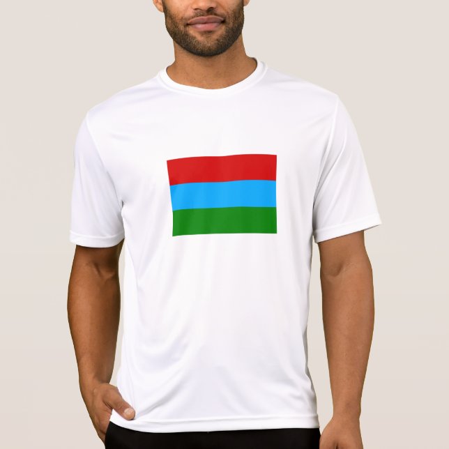 Camiseta Bandeira da Carélia (Frente)