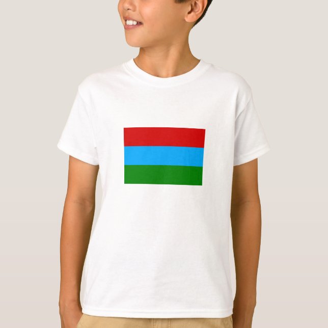 Camiseta Bandeira da Carélia (Frente)