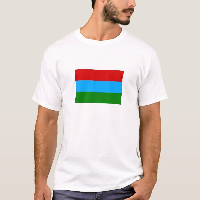 Camiseta Bandeira da Carélia (Frente)