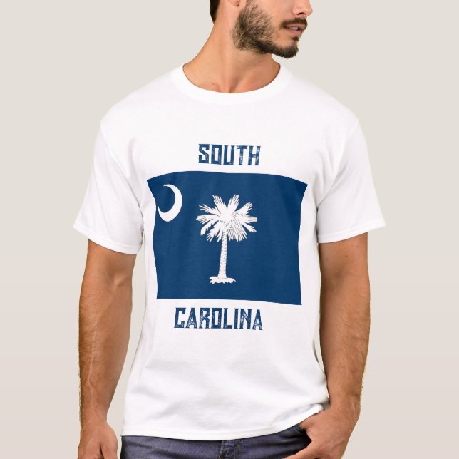 Camiseta Bandeira da Carolina do Sul (Frente)