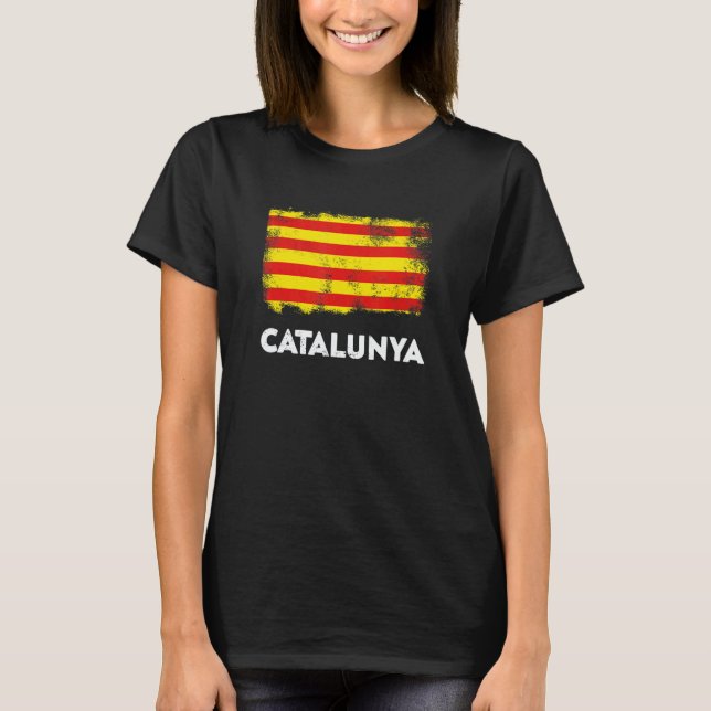 Camiseta Bandeira da Catalunha (Frente)