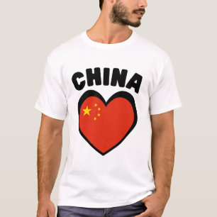 Camiseta bandeira da China