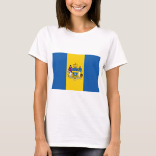 Camiseta Bandeira da Cidade da Filadélfia (Pensilvânia)