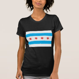 Camiseta Bandeira da cidade de Chicago