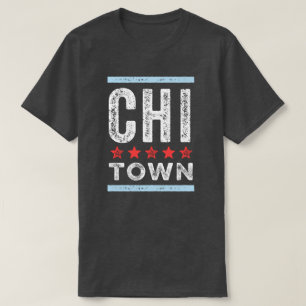 Camiseta Bandeira da cidade de Chitown Chicago