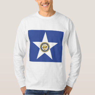 Camiseta Bandeira da cidade de Houston (Texas)