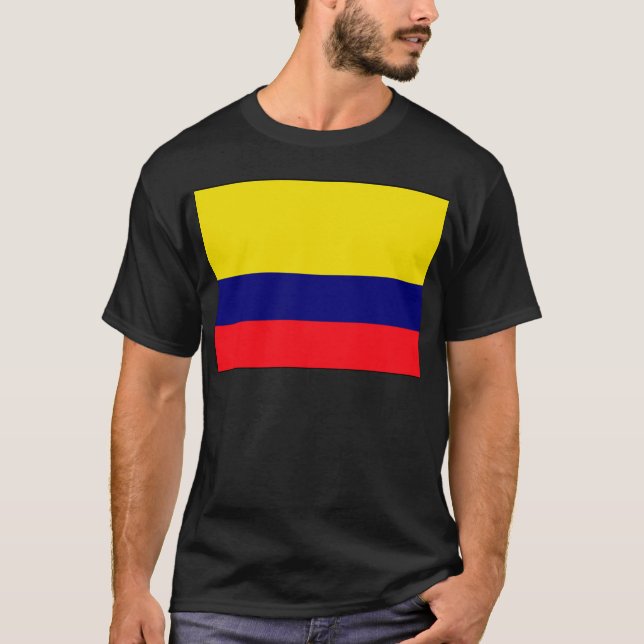 Camiseta bandeira da Colômbia (Frente)