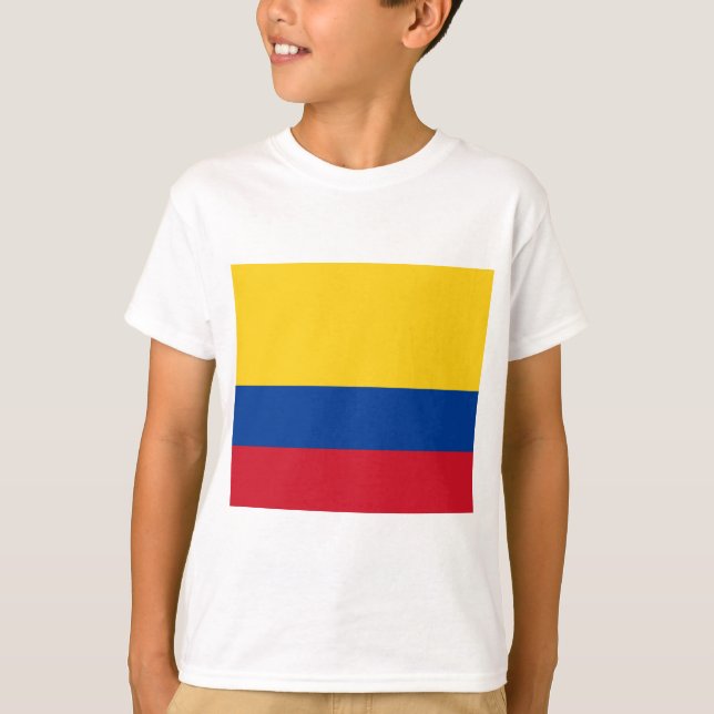 Camiseta Bandeira da Colômbia (Frente)