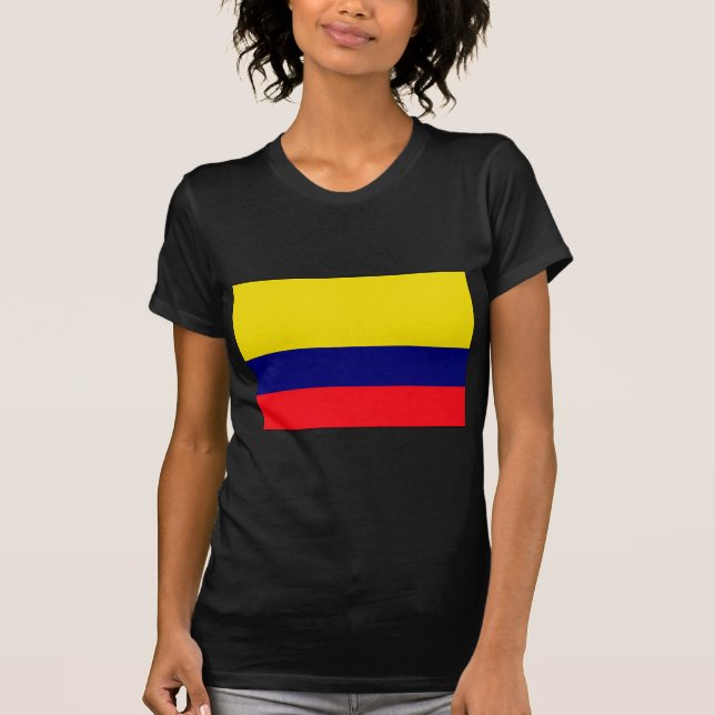 Camiseta bandeira da Colômbia (Frente)