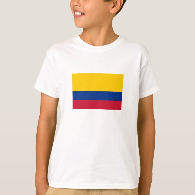 Camiseta Bandeira da Colômbia (Frente)