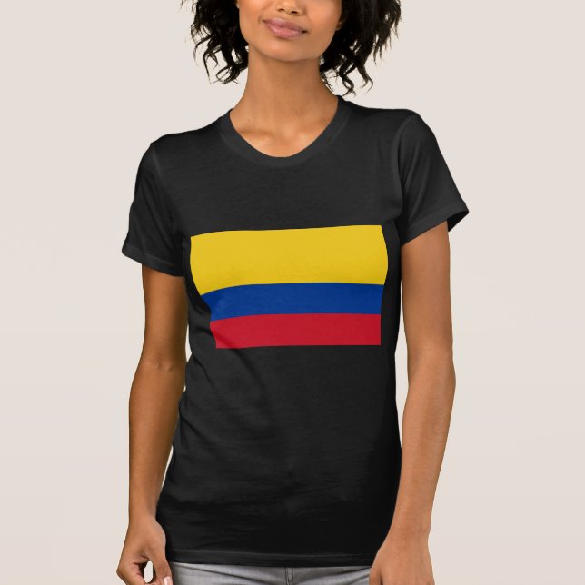 Camiseta Bandeira da Colômbia (Frente)