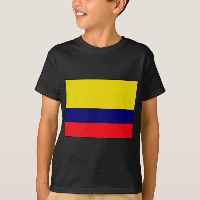 Camiseta bandeira da Colômbia (Frente)
