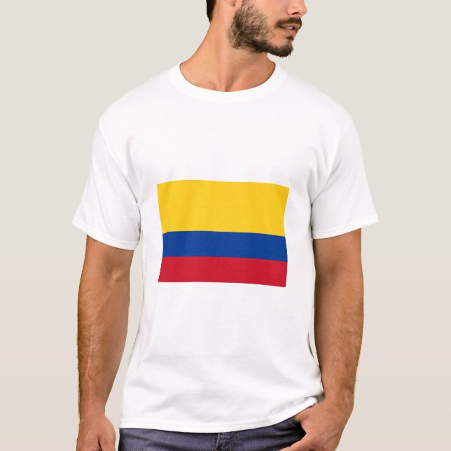 Camiseta Bandeira da Colômbia (Frente)