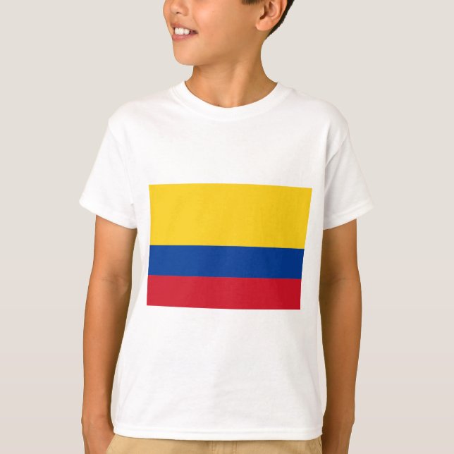 Camiseta Bandeira da Colômbia (Frente)