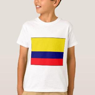 Camiseta bandeira da Colômbia