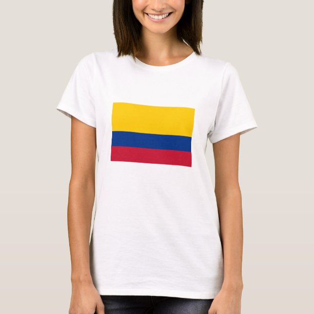 Camiseta Bandeira da Colômbia (Frente)