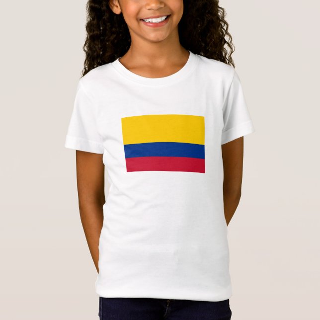 Camiseta Bandeira da Colômbia (Frente)