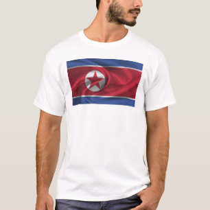 Camiseta Bandeira Da Coreia Do Norte