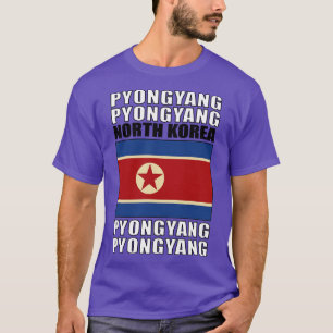Camiseta Bandeira da Coreia do Norte