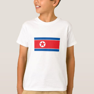Camiseta Bandeira da Coreia do Norte