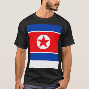 Camiseta Bandeira da Coreia do Norte