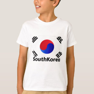 Camiseta Bandeira da Coreia do Sul