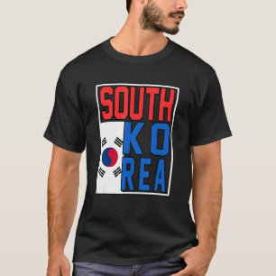 Camiseta Bandeira da Coreia do Sul