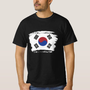 Camiseta Bandeira da Coreia do Sul