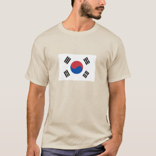 Camiseta Bandeira da Coreia do Sul