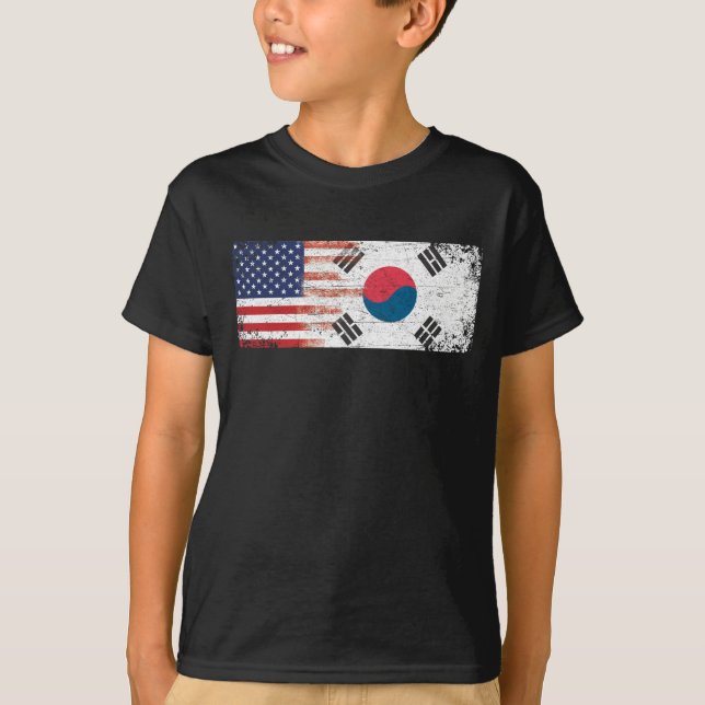 Camiseta Bandeira da Coreia do Sul (Frente)