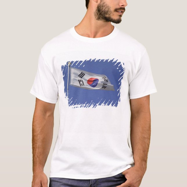 Camiseta Bandeira da Coreia do Sul (Frente)