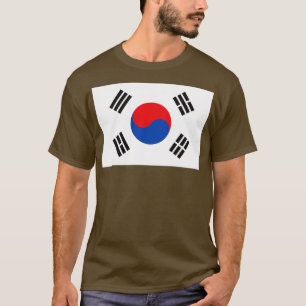 Camiseta Bandeira da Coreia do Sul