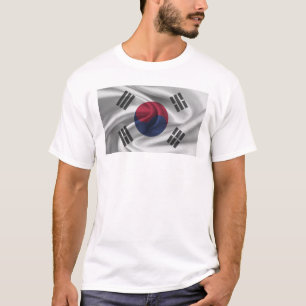 Camiseta Bandeira Da Coreia Do Sul