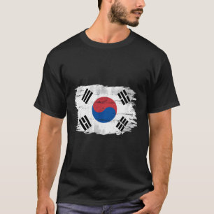 Camiseta Bandeira Da Coreia Do Sul Para Coreano