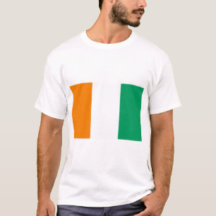 Camiseta Bandeira da Costa do Marfim