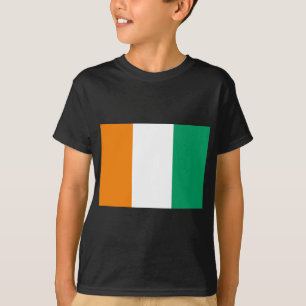 Camiseta Bandeira da Costa do Marfim - Drapeau de la Côte