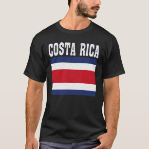 Camiseta Bandeira da COSTA RICA Patriótica Raízes Nacionais