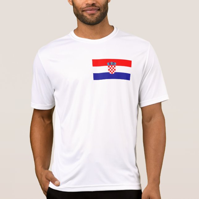 Camiseta Bandeira da Croácia (Frente)