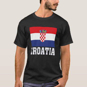 Camiseta Bandeira da Croácia Souvenir Patriótico Raízes Nac