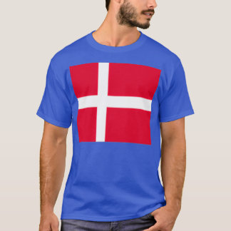 Camiseta Bandeira da Dinamarca