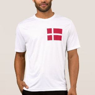 Camiseta Bandeira da Dinamarca